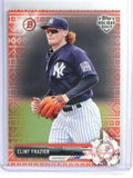 DELETE 29201 2017 Bowman Topps Holiday Clint Frazier Ugly Sweater Red Parallel #D05/10