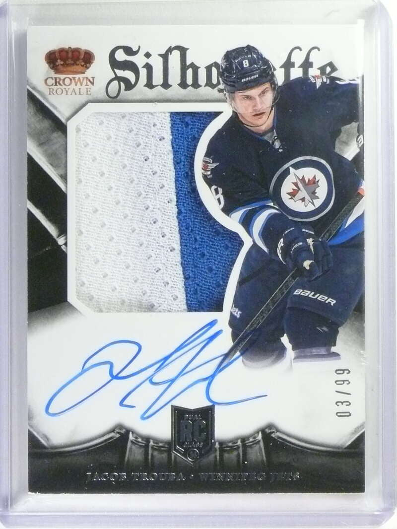 DELETE 29427 2013-14 Crown Royale Jacob Trouba Rookie RC Jersey Autograph #D03/99 #180