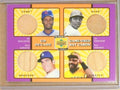 DELETE 29595 2001 UD Decade 1970's Joe Morgan Dave Parker Steve Garvey Madlock Bat Quad