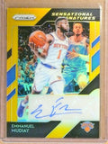 DELETE 29714 2018-19 Prizm Emmanuel Mudiay Sensational Gold Prizms Autograph #D05/10