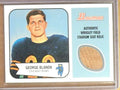 2001 Bowman George Blanda Rookie Reprints Wrigley Field Seat Relic #RREGB