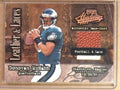 2002 Absolute Memorabilia Donovan McNabb Leather Laces Ball Lace #D17/50
