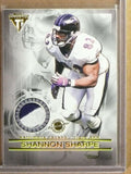 DELETE 29880 2001 Pacific Private Stock Titanium Shannon Sharpe Tony Gonzalez Patch