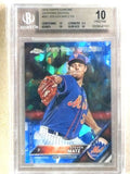 DELETE 29969 2016 Topps Chrome Sapphire Steven Matz #551 BGS 10 Pristine