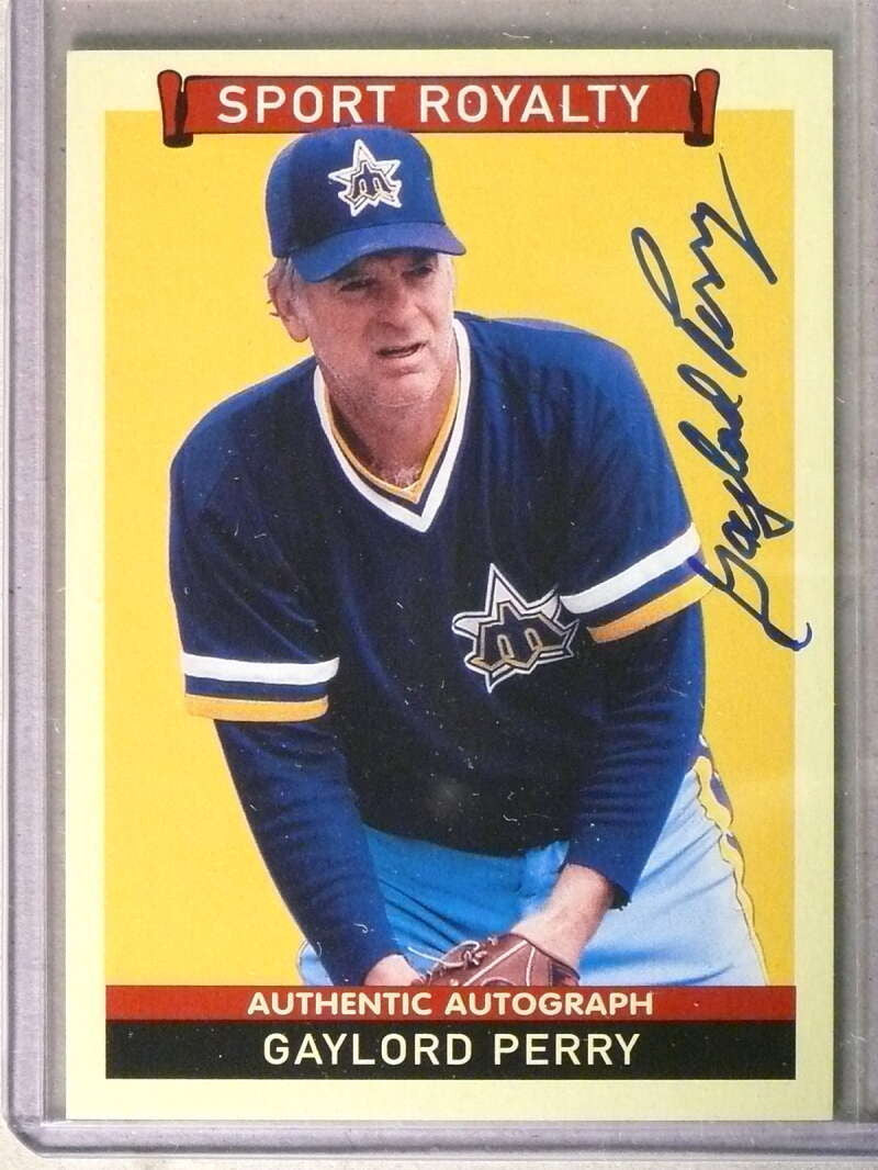 DELETE 30141 2009 Upper Deck Sport Royalty Gaylord Perry Autograph Auto #GP