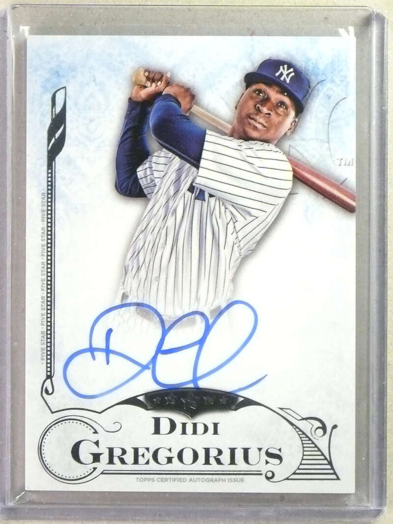 2015 Topps Five Star Baseball Didi Gregorius Autograph Auto #FSADG