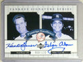 DELETE 32061 2003 UD Yankees Signature Pinstripe Hank Bauer Felipe Alou Auto #59/125