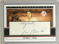 2002 UD SP Legendary Cuts Vic Raschi Cut Autograph Auto #D29/98 #Vra