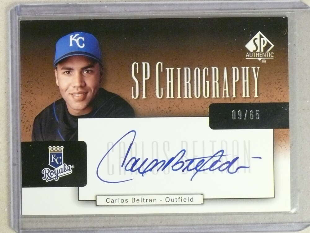 DELETE 32087 2004 SP Authentic Chirography Bronze Carlos Beltran Autograph Auto #D09/65