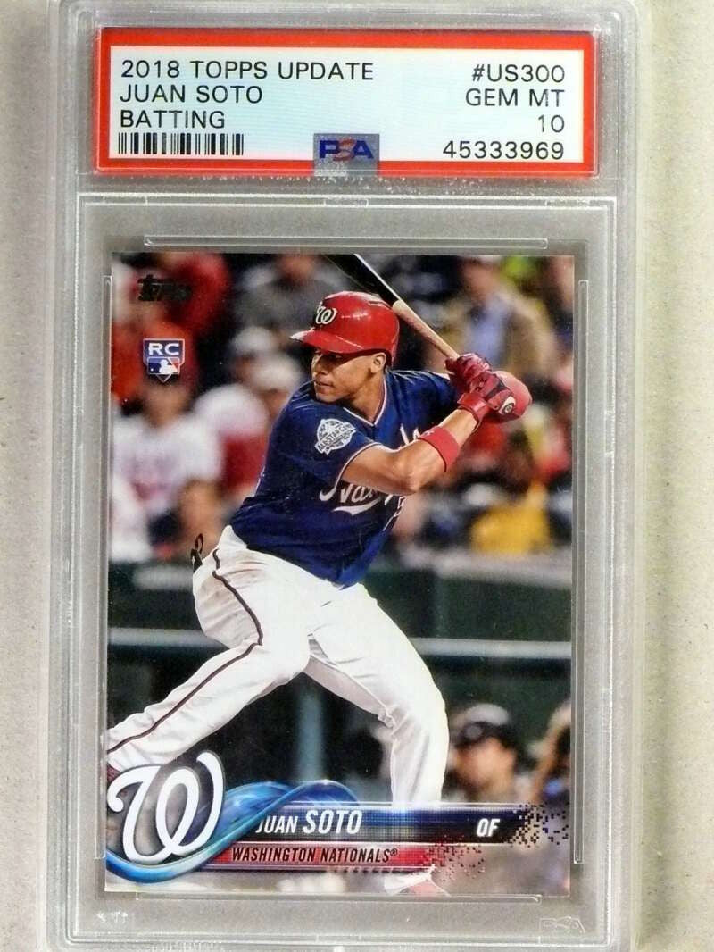 DELETE 32217 2018 Topps Update Juan Soto rc rookie #US300 PSA 10 GEM MINT