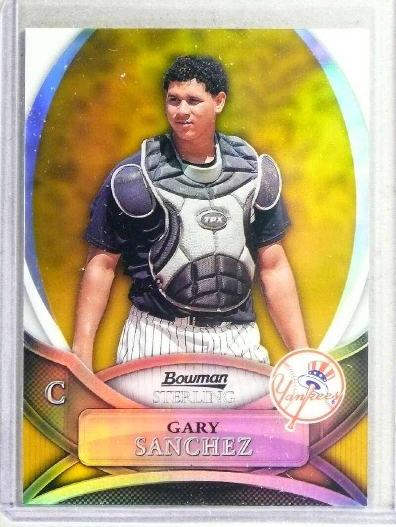 DELETE 32224 2010 Bowman Sterling Gold Refractor Gary Sanchez rc rookie #06/50 #BSP-GS