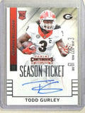 DELETE 32475 2015 Contenders Draft Picks Football Todd Gurley Rookie Autograph #146