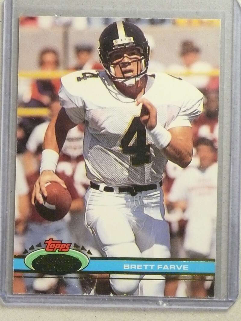 DELETE 32528 1991 Topps Stadium Club Brett Favre Rookie RC #94