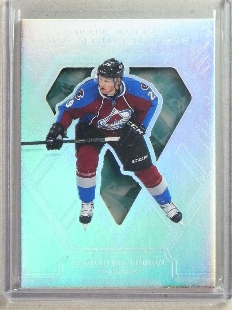 DELETE 32590 2017-18 UD Black Diamond Hockey Cutters Nathan MacKinnon #DCNM