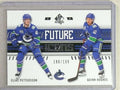 2019-20 SP Authentic Future Icons Elias Pettersson Quinn Hughes #/199 #144