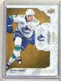 2019-20 Upper Deck UD Engrained Quinn Hughes Rookie RC #D109/299 #86