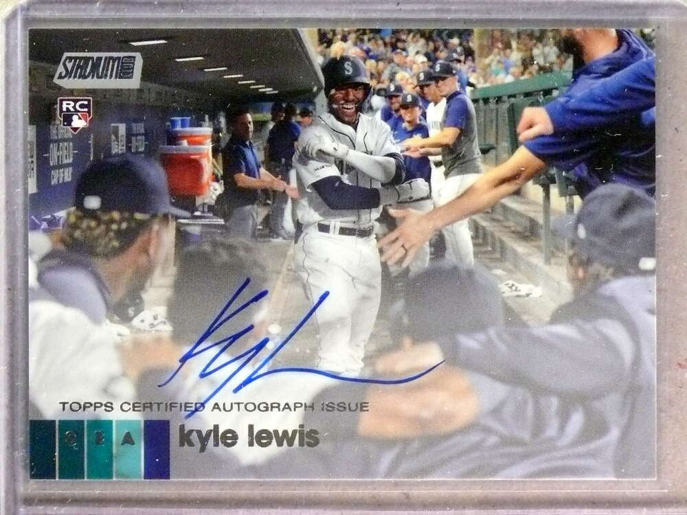 DELETE 33125 2020 Topps Stadium Club Kyle Lewis Rookie RC Autograph Auto #AKL