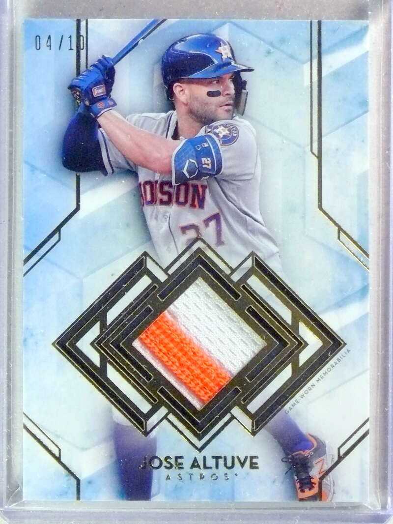 DELETE 33161 2020 Topps Diamond Icons Jose Altuve 2clr Patch Jersey #D04/10
