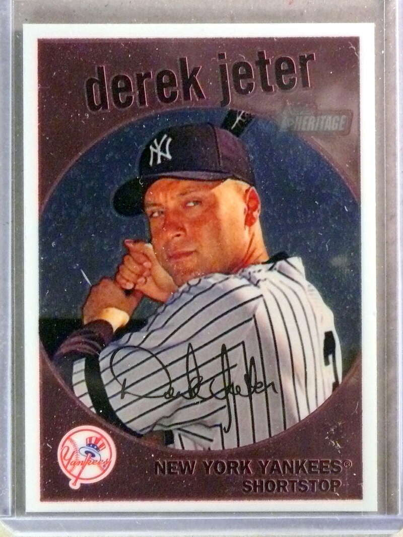 DELETE 33184 2008 Topps Heritage Chrome Derek Jeter #D1955/1959 #C72
