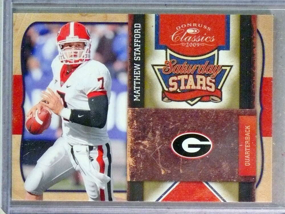 2009 Donruss Classics Saturday Stars Gold Matthew Stafford #D083/100 #24