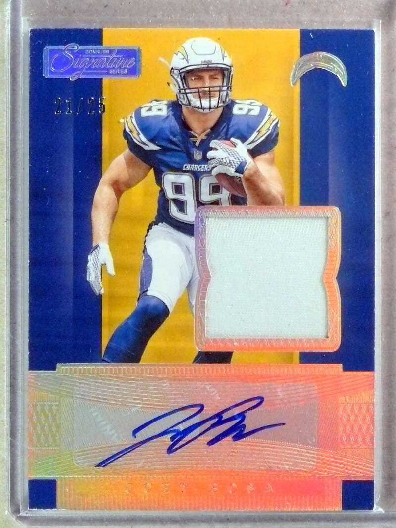 DELETE 33397 2016 Donruss Signature Series Gold Joey Bosa Patch Autograph Rookie RC /25