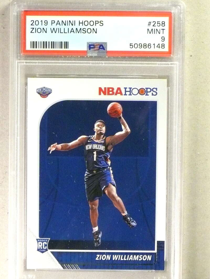 DELETE 33647 2019-20 Panini Hoops Zion Williamson rc rookie #258 PSA 9 MINT
