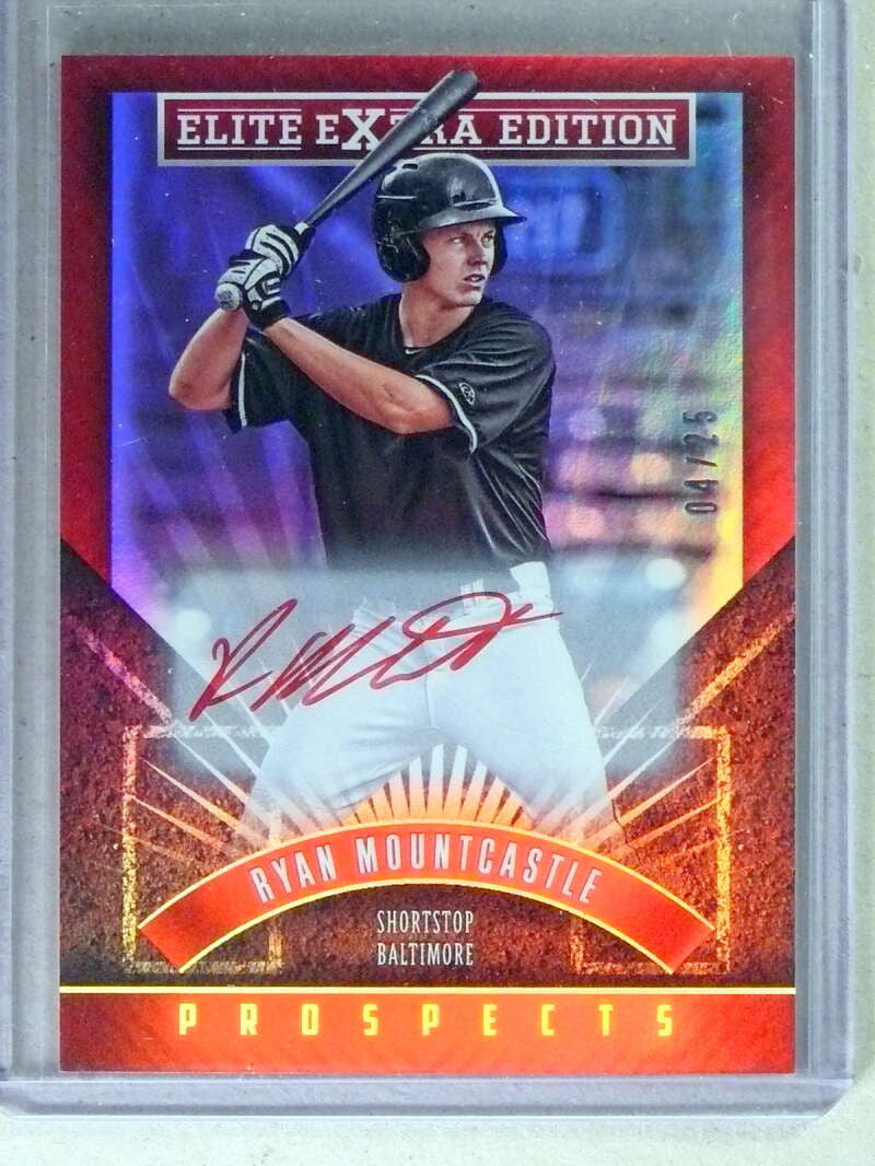 DELETE 33858 2015 Elite Extra Edition Red Ink Ryan Mountcastle Autograph auto rc #04/25