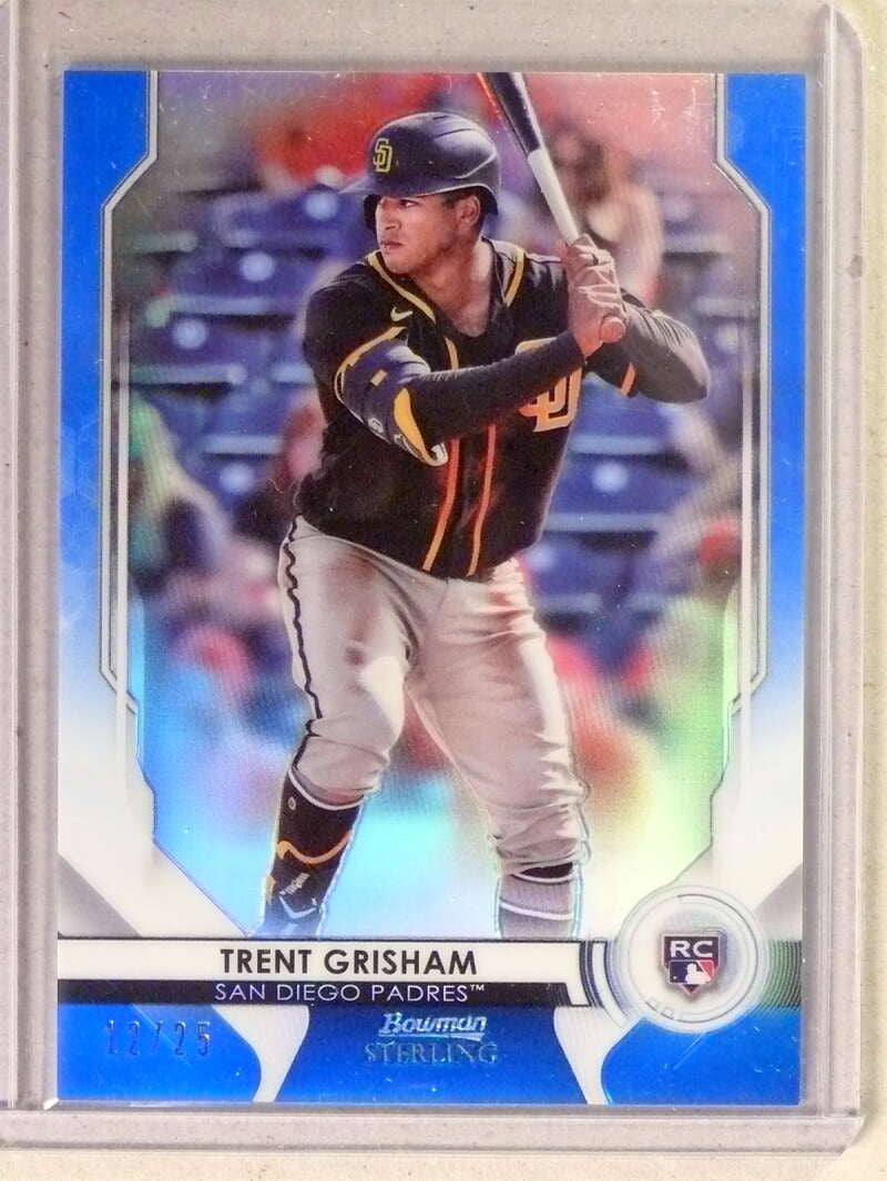 DELETE 33960 2020 Bowman Sterling Blue Refractor Trent Grisham Rookie RC #D12/25 #BSR79