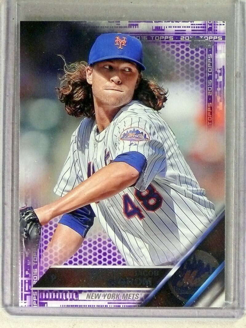 DELETE 33965 2016 Topps Series 1 Toys R Us Purple foil Jacob deGrom #323