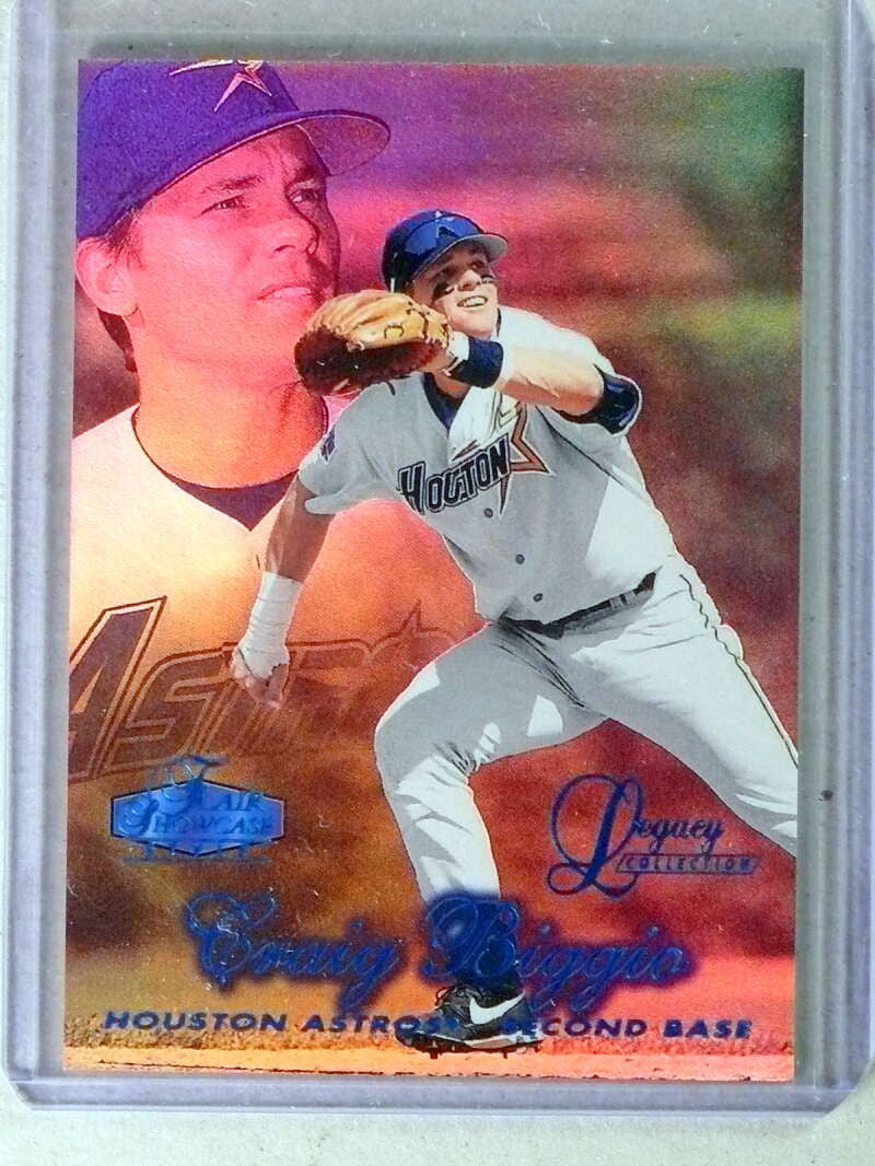 DELETE 33978 1998 Flair Showcase Legacy Collection Showpiece Craig Biggio #D017/100
