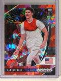 DELETE 34169 2020-21 Prizm Draft Picks Prizm Prizms Red Ice LaMelo Ball Rookie RC #43 
