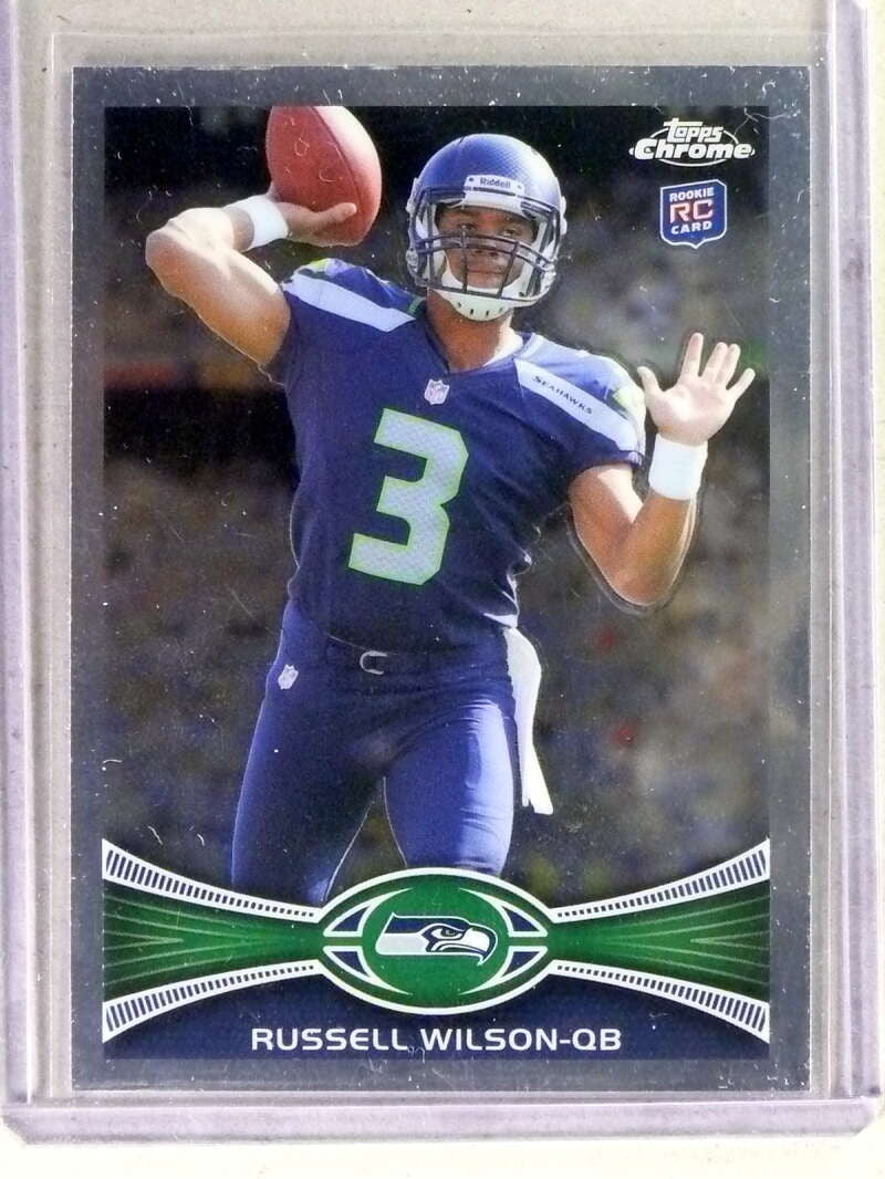 DELETE 34308 2012 Topps Chrome Russell Wilson Rookie RC #40