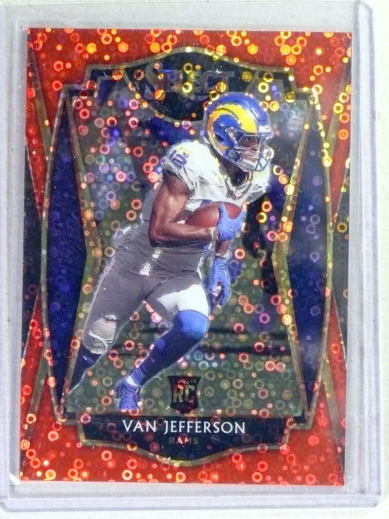 DELETE 34309 2020 Select Prizm Red Disco Van Jefferson Rookie RC #D44/49 #171