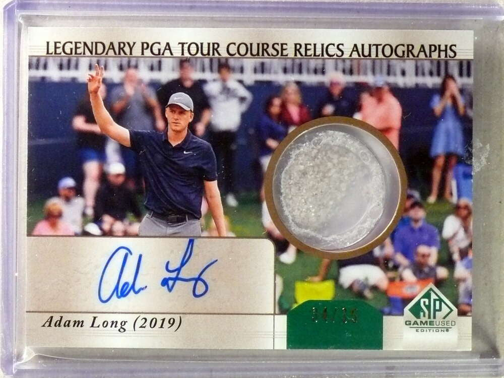 2021 SP Game Used Legendary Course Relics Adam Long Autograph auto /35