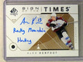 DELETE 34327 2018-19 SP Authentic Sign Of The Times Alex Kerfot Inscribed Autograph