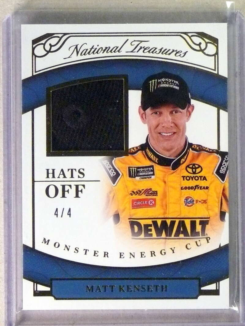 2017 National Treasures Hats Off Gold Matt Kenseth #D4/4 #HMMK