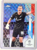 2019-20 Topps Chrome UEFA Champions Red Wave Refractor Andrei Lunv #D/10
