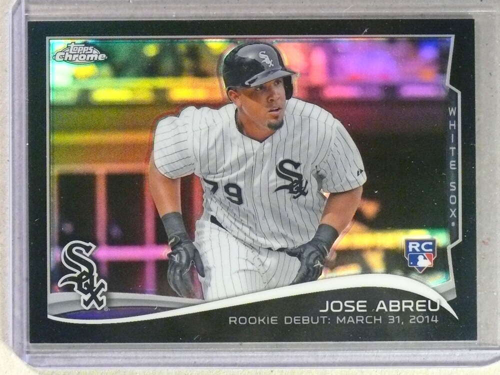 DELETE 34456 2014 Topps Chrome Update Black Refractor Jose Abreu Rookie RC #D71/99