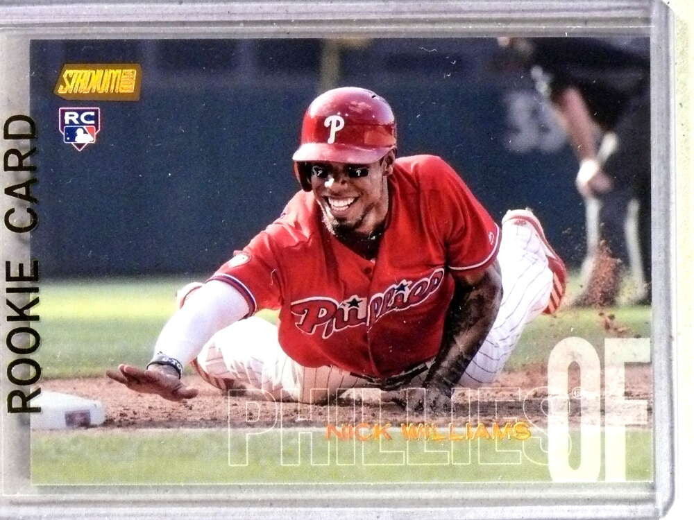 DELETE 34473 2018 Stadium Club Gold Rainbow Foil Nick Williams Rookie RC #D1/1 #93