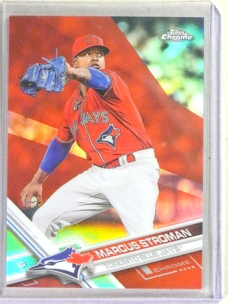 2017 Topps Chrome Red Refractor Marcus Stroman #D4/5 #39