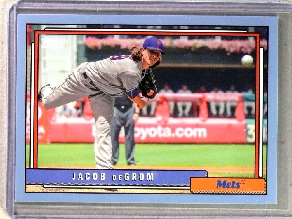 2017 Topps Archives Blue Jacob deGrom #D01/75 #212