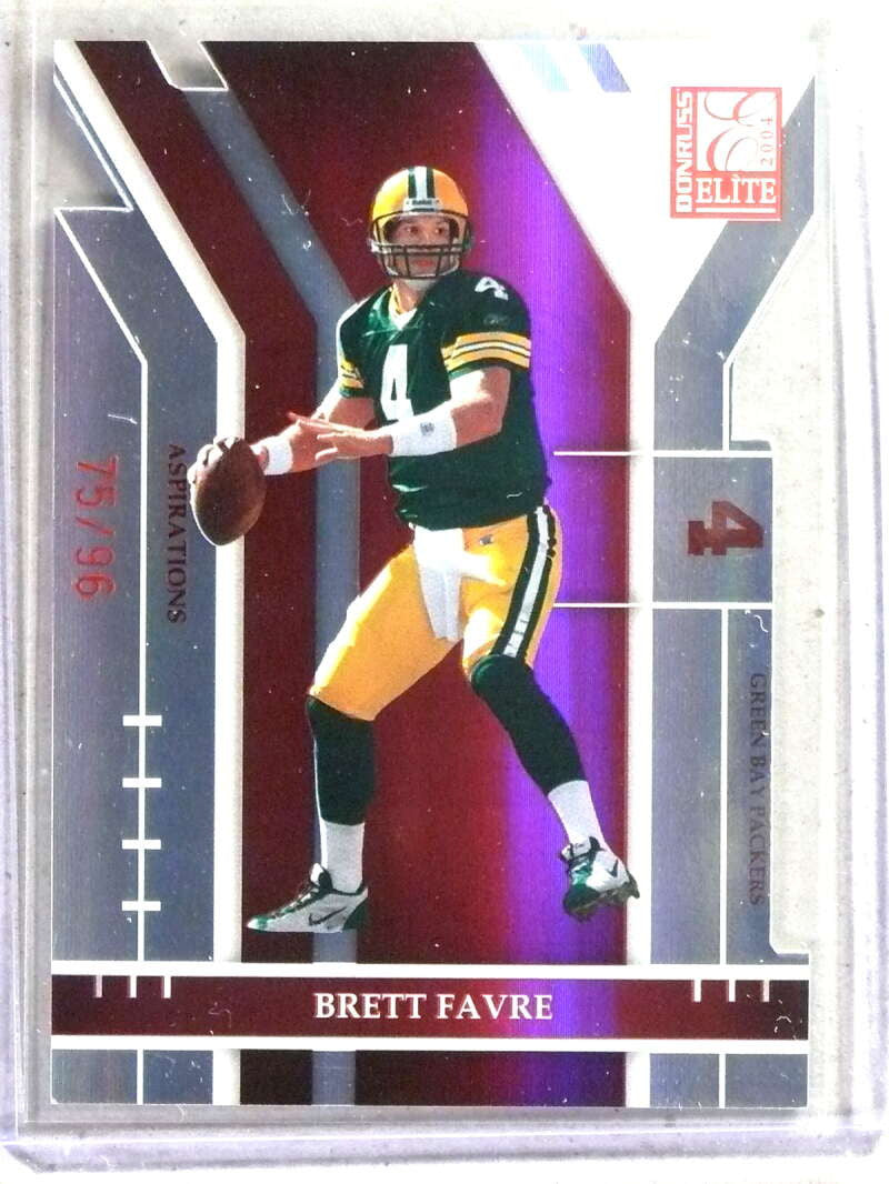 2004 Donruss Elite Aspirations Red Brett Favre #D75/96 #35