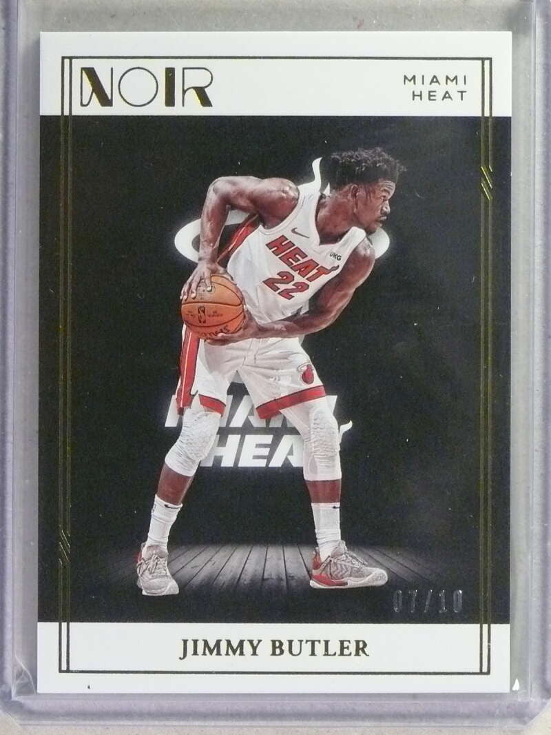 DELETE 34560 2020-21 Panini Noir Gold Parallel Jimmy Butler #D07/10 #63