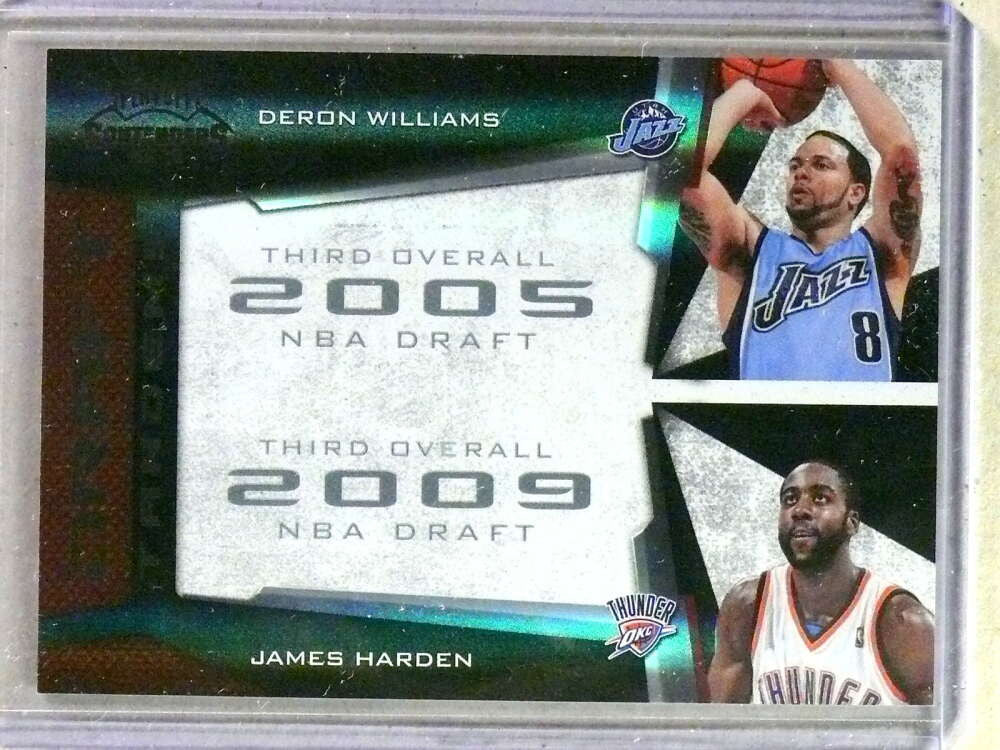 DELETE 34572 2009-10 Playoff Contenders Draft Tandems Black James Harden Williams #D/50