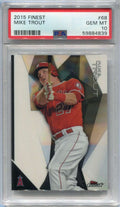 SOLD 111508 2015 Finest 68 Mike Trout PSA 10 GEM MT