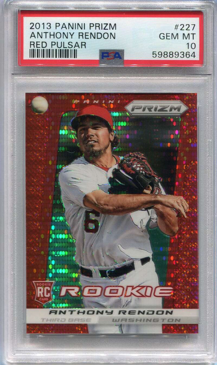 DELETE 111538 2013 Panini Prizm Prizms Red Pulsar 227 Anthony Rendon Rookie PSA 10 GEM MT
