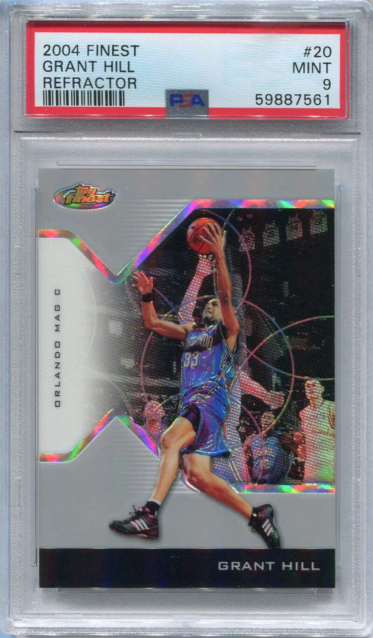 2004-05 Finest Refractor 20 Grant Hill 97/249 PSA 9 MINT