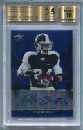 2013 Leaf Metal Draft Prismatic Blue Le'Veon Bell Rookie Auto 14/25 BGS 9.5 10