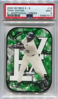 SOLD 111747 2000 E-X E-Xceptional Green xc14 Tony Gwynn 160/999 PSA 9 MINT