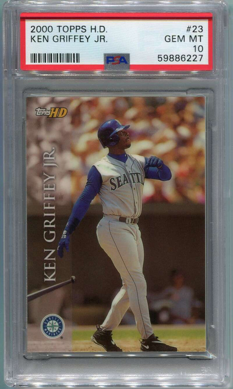 DELETE 111748 2000 Topps HD 23 Ken Griffey Jr. PSA 10 GEM MT